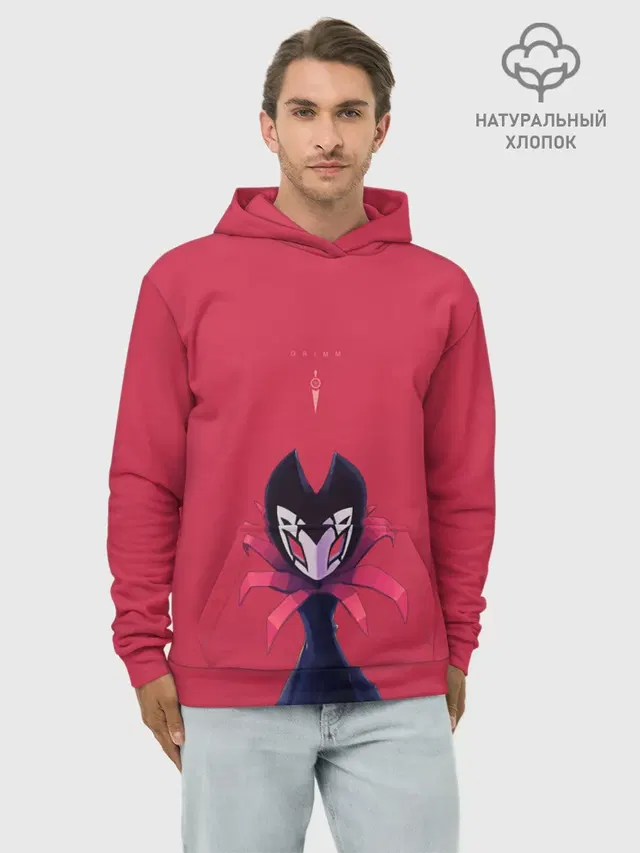 Худи мужской базовый хлопок с принтом «Hollow Knight»