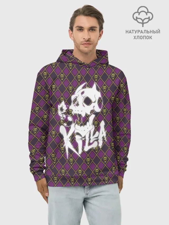 KILLER QUEEN белая на узоре
