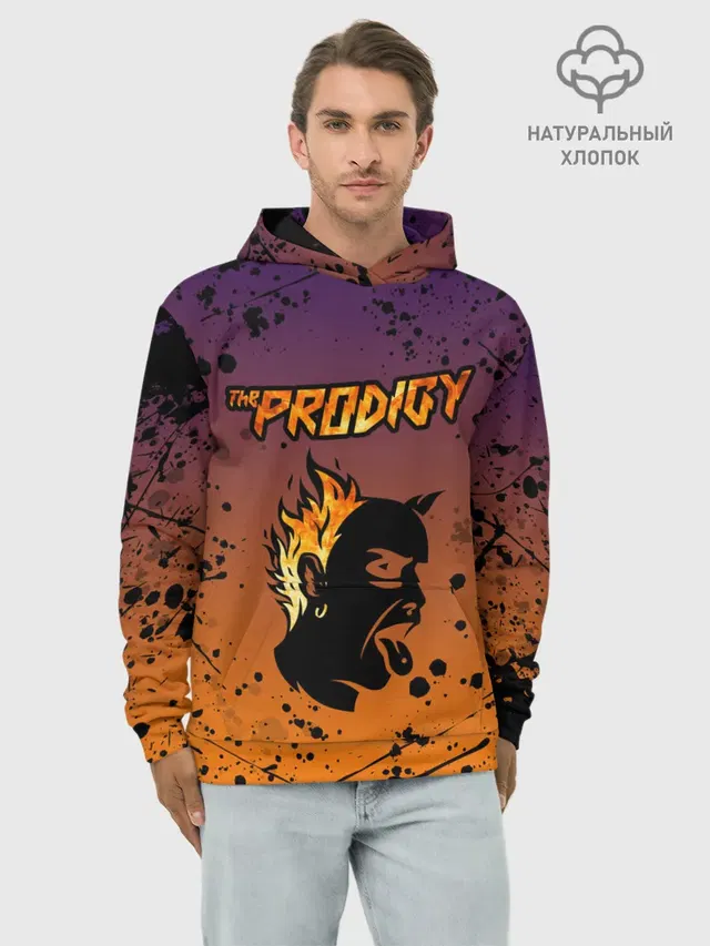 Худи мужской базовый хлопок с принтом «Prodigy — THE PRODIGY — ПРОДИДЖИ»