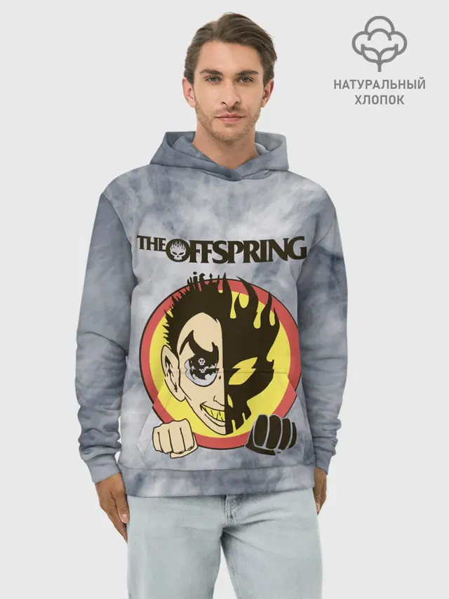 Худи мужской базовый хлопок с принтом «Offspring — The Offspring»