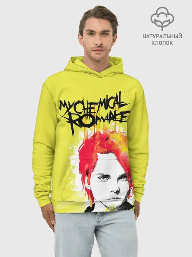 Худи мужской базовый хлопок с принтом «My Chemical Romance»