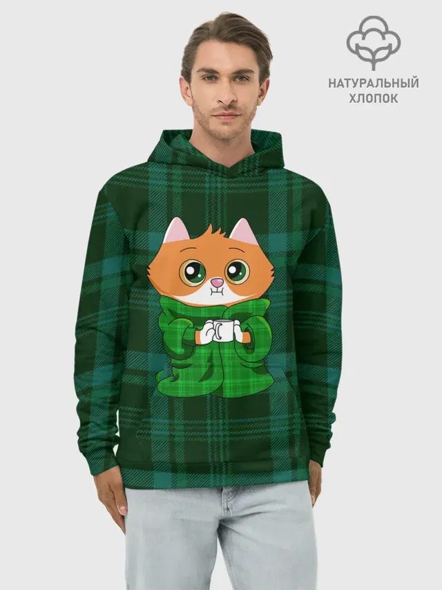 Котёнок в пледе
