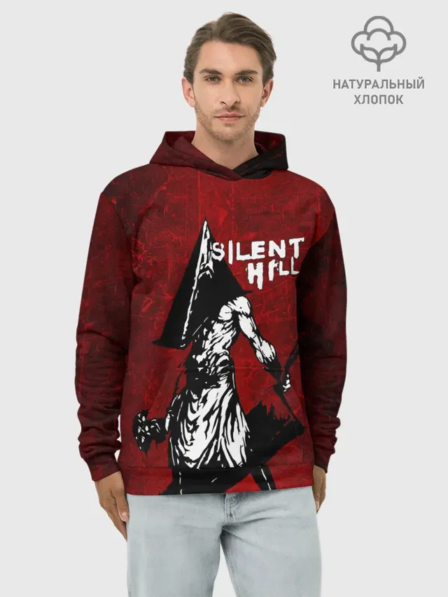 Худи мужской базовый хлопок с принтом «Разные игры — SILENT HILL»