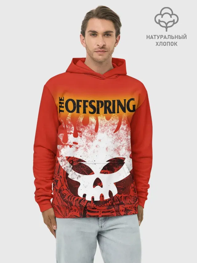 Худи мужской базовый хлопок с принтом «Offspring — The Offspring»