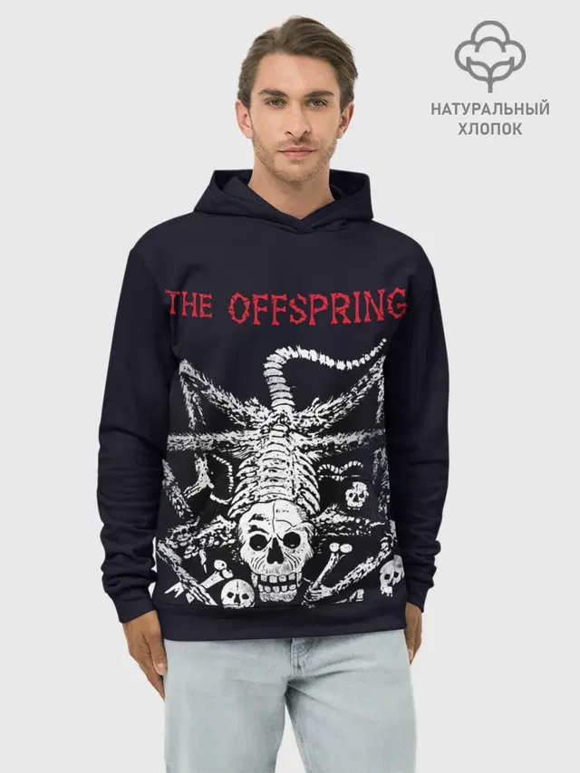 Худи мужской базовый хлопок с принтом «Offspring»