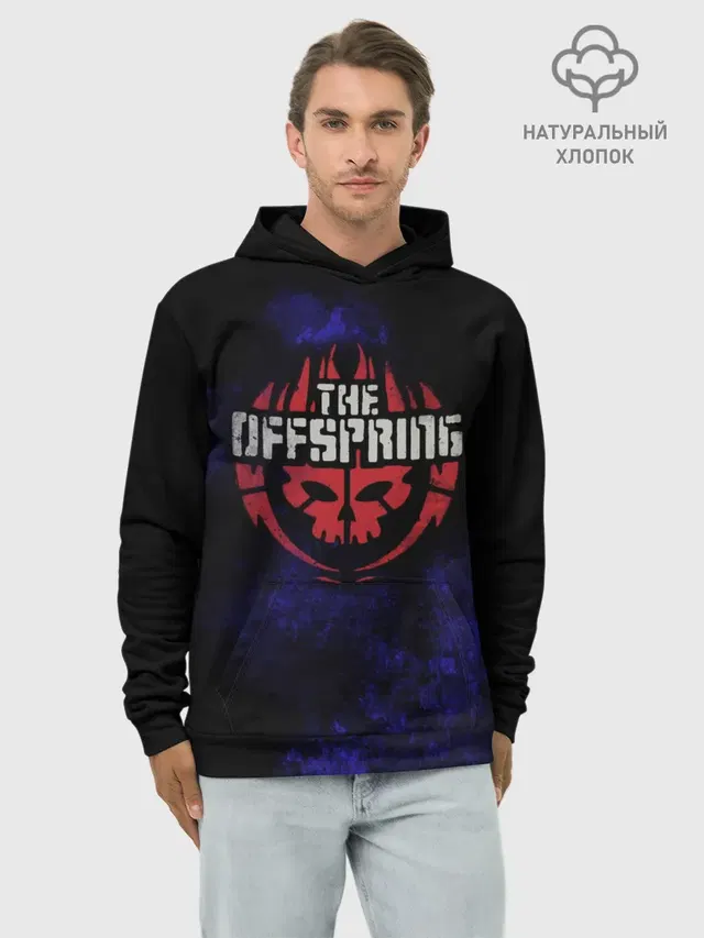 Худи мужской базовый хлопок с принтом «Offspring»