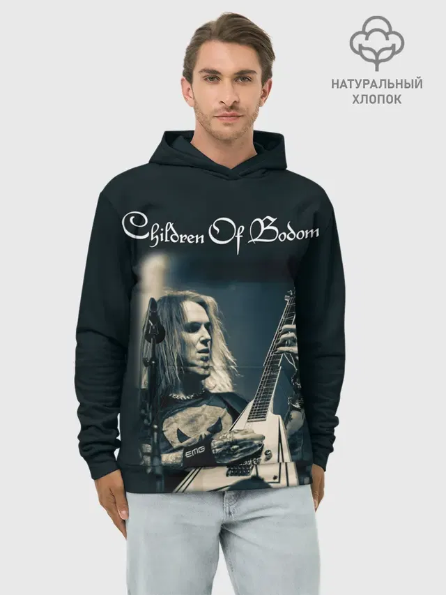 Худи мужской базовый хлопок с принтом «Children of Bodom — Children of Bodom 20»
