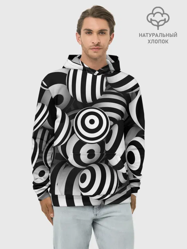 Полосатые 3D круги