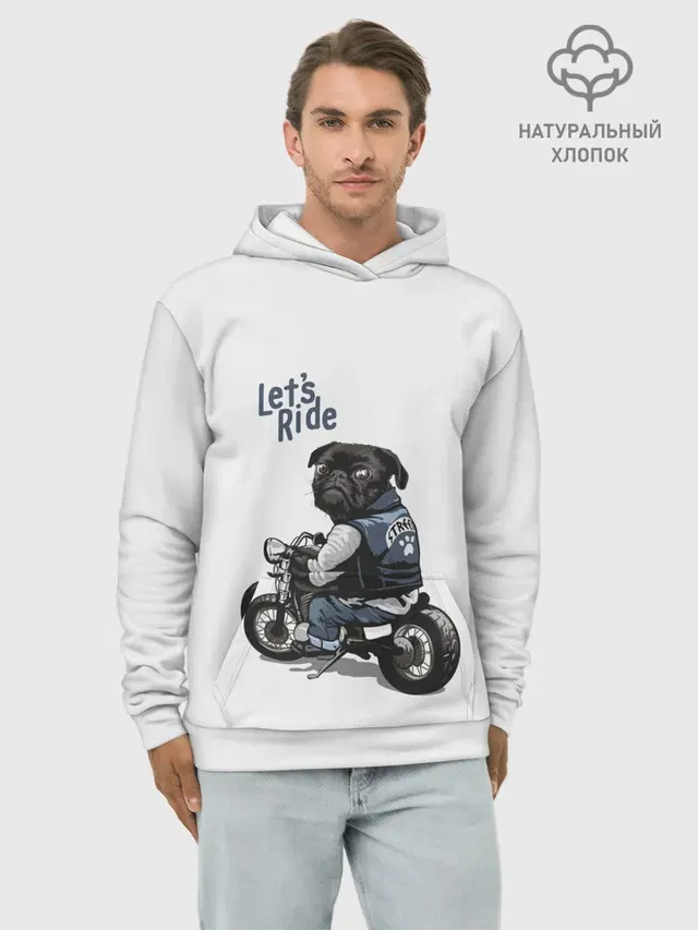 Pug Rider | Байкер Мопс