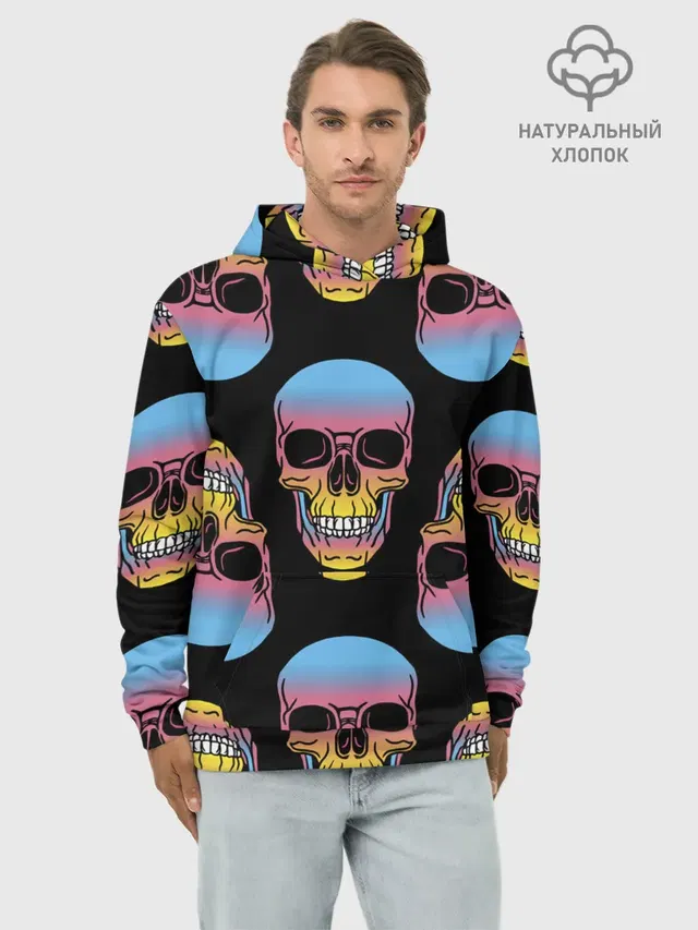 Neon skull