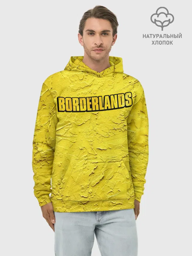 Худи мужской базовый хлопок с принтом «Borderlands»