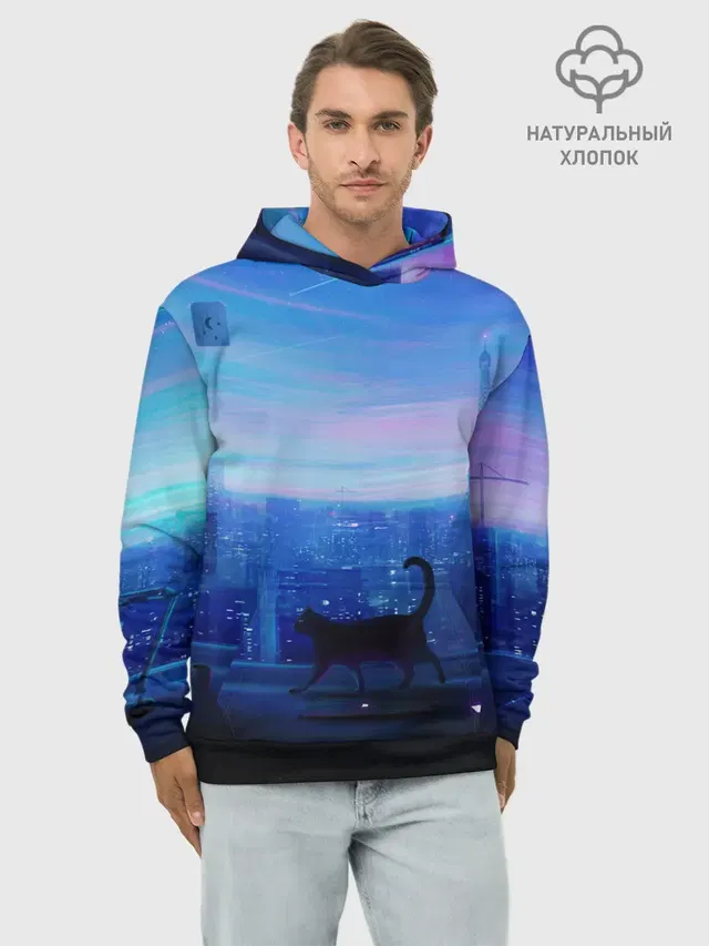 Кошка арт окно