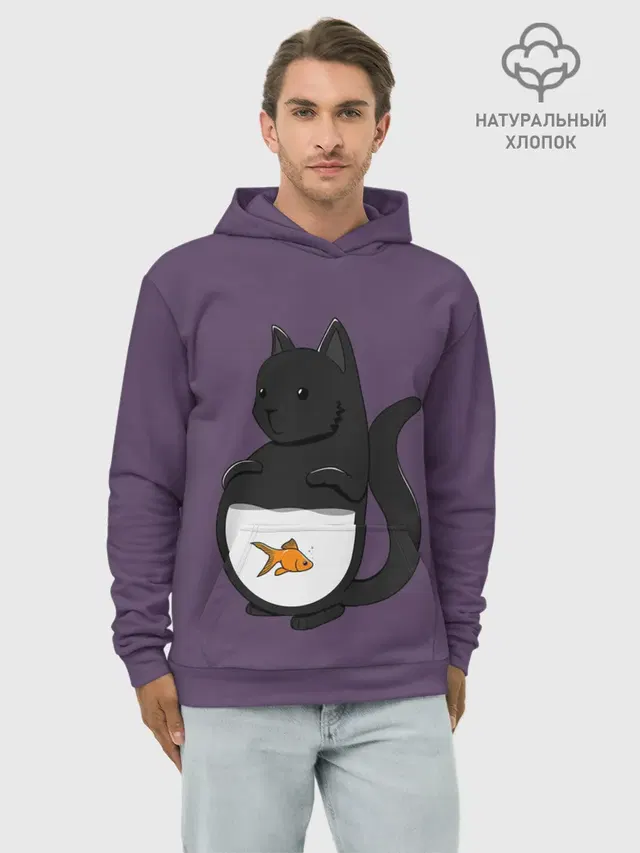 Довольный кот