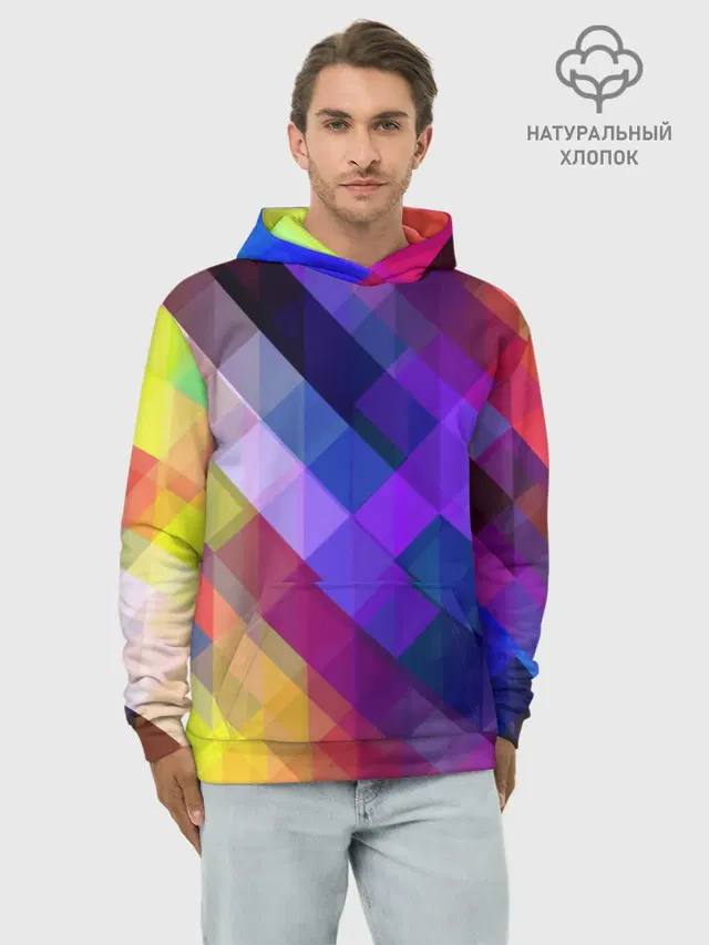 Худи мужской базовый хлопок с принтом «Горен»
