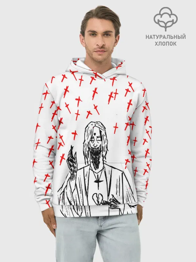 Худи мужской база хлопок