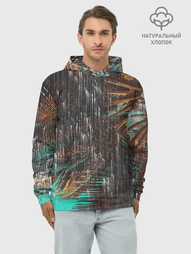 Palm glitch art