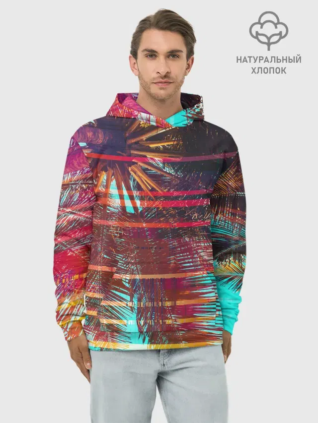 Palm glitch art