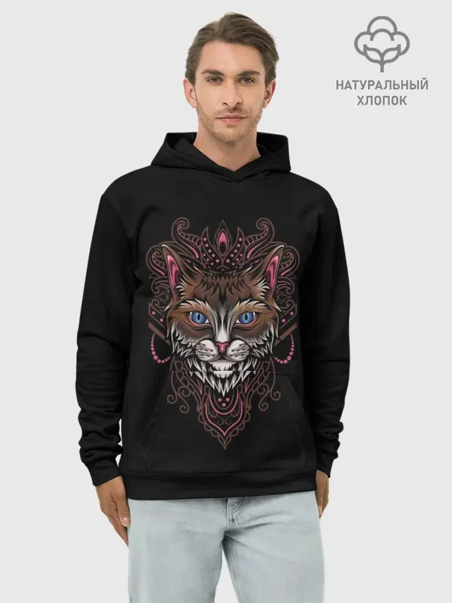 Кошка с узорами