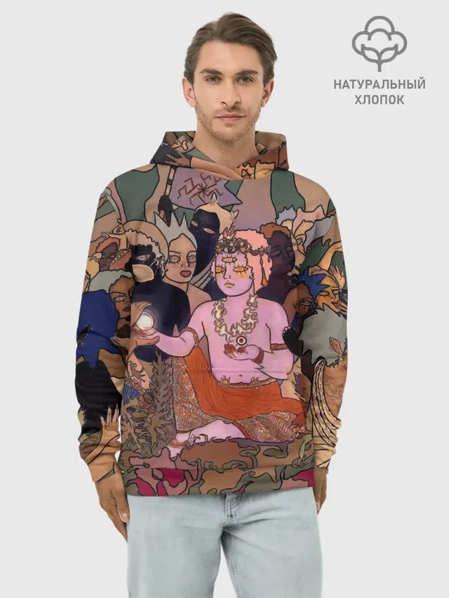 Худи мужской базовый хлопок с принтом «Bring Me the Horizon — BRING ME THE HORIZON ART»