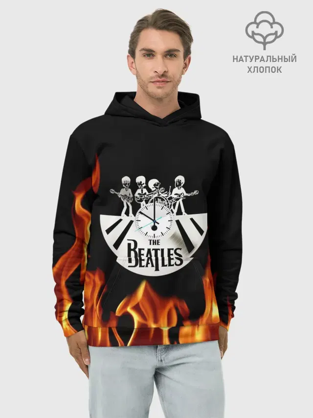 Худи мужской базовый хлопок с принтом «Abbey Road»