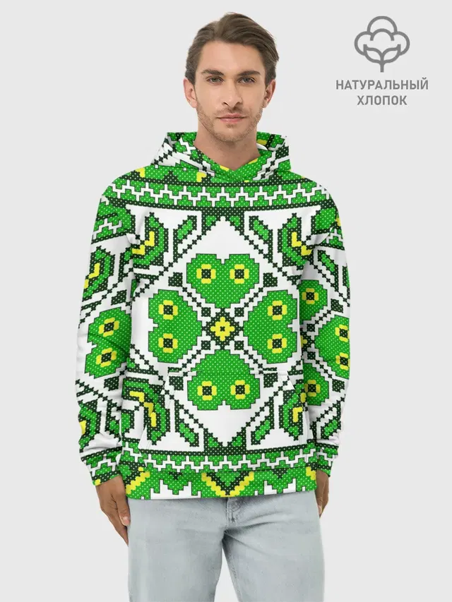 Славянский Узор Зеленый