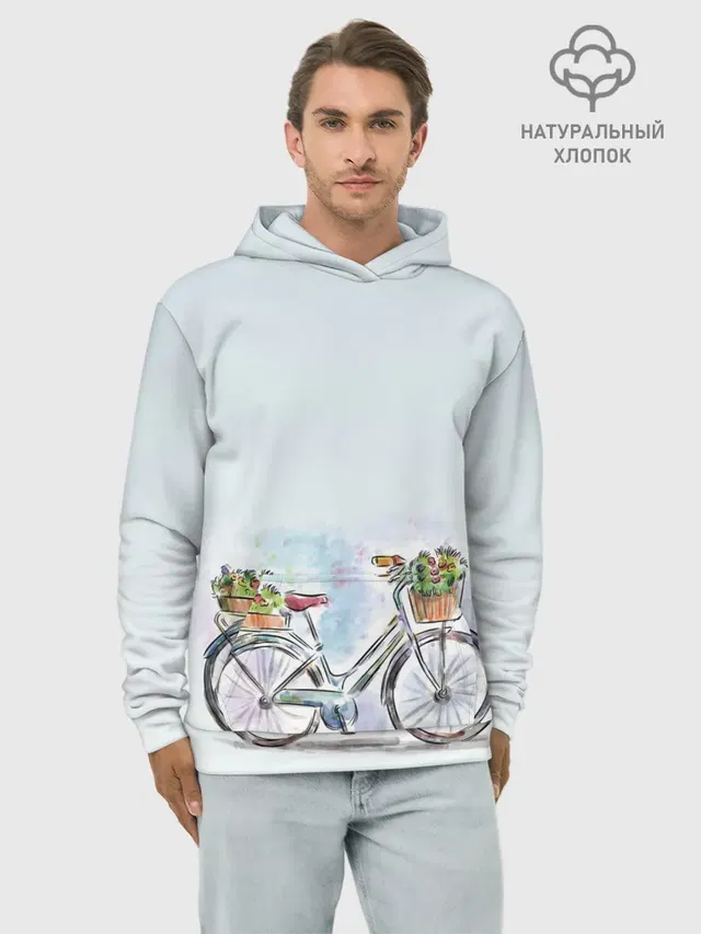 акварельный велосипед