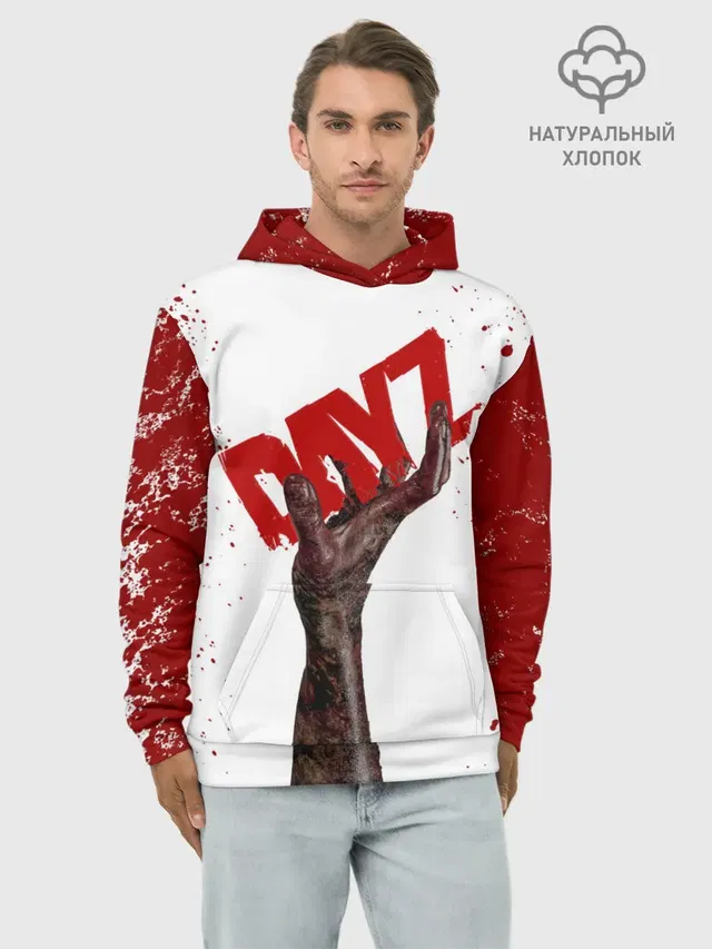 Худи мужской базовый хлопок с принтом «DayZ — ДЕЙЗИ»