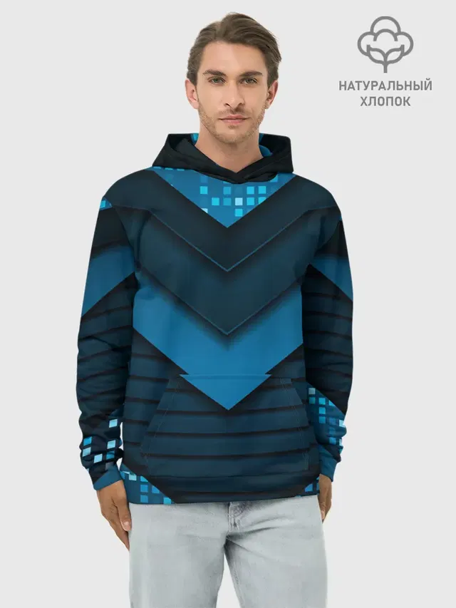 3D luxury blue abstract