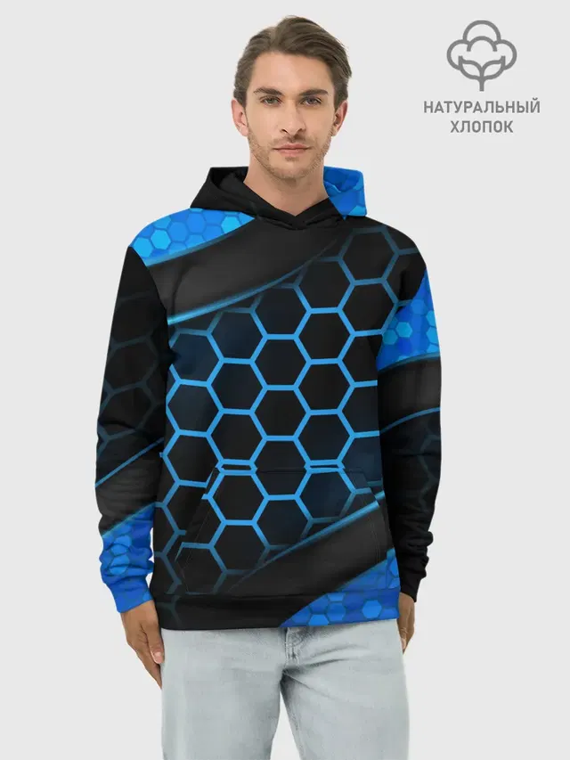 3D luxury blue 3Д СОТЫ и плиты