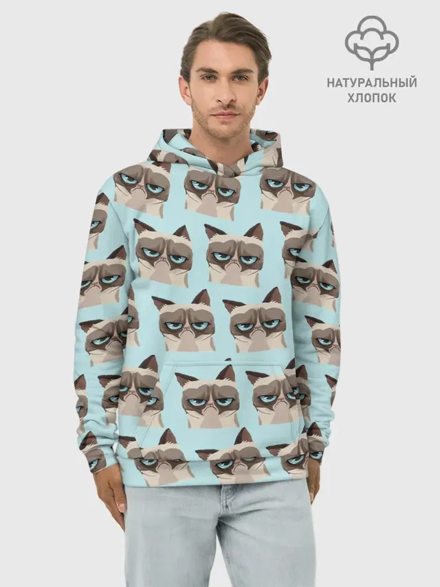 Грустный котик
