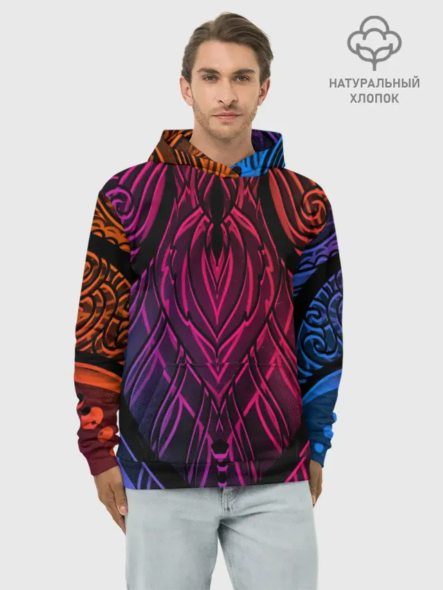 Фиолетовый узор 3D