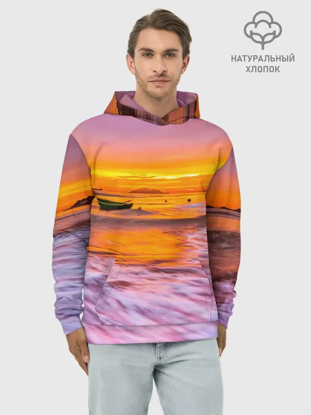 Закат на пляже