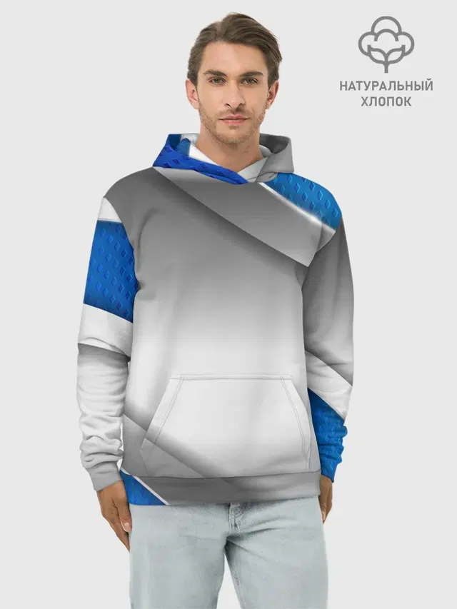 3D СЕРЕБРО BLUE LINES