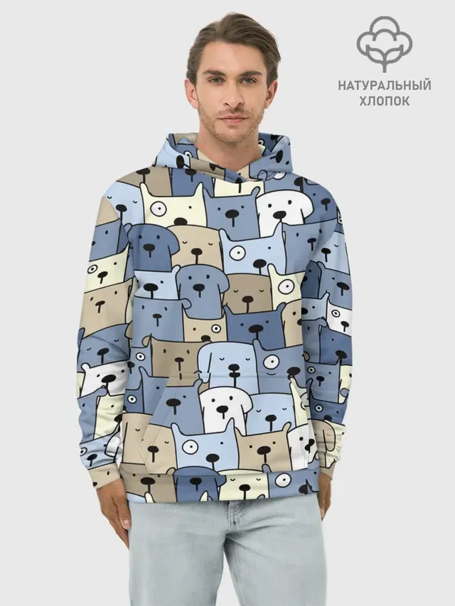Собачки рисунок паттерном