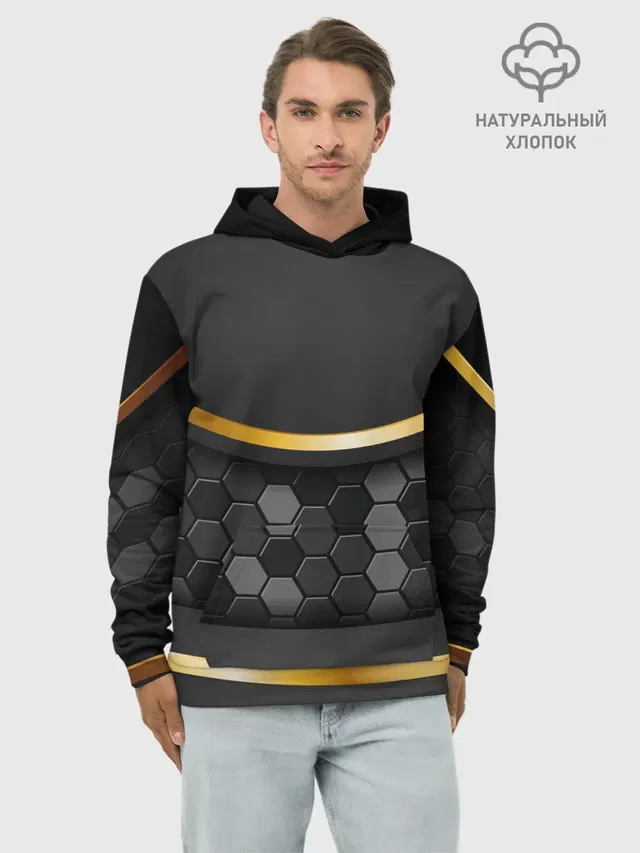 3D ТЕМНАЯ БРОНЯ С ЗОЛОТОМ