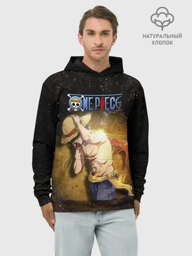 Мощный торс Луффи One Piece