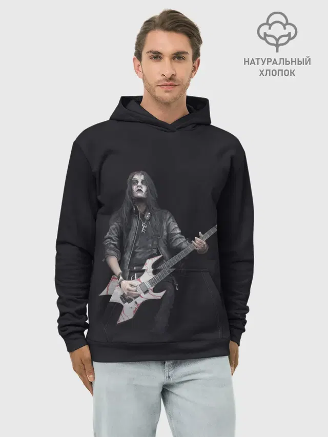 Худи мужской базовый хлопок с принтом «James Root»
