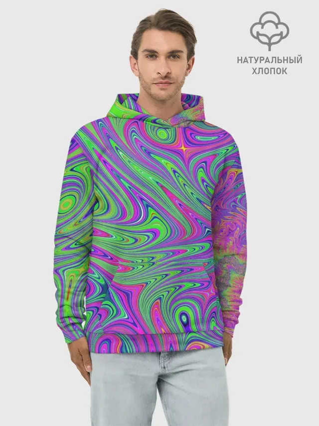 Неоновый абстрактный узор