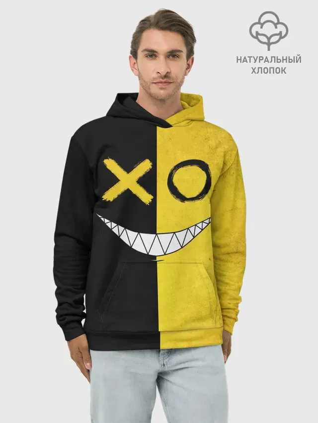 Yellow and black smile