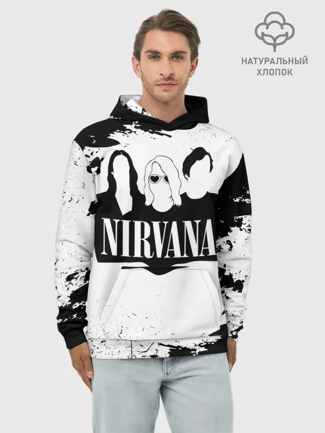Нирвана Рок Группа Гранж ЧБ | Nirvana