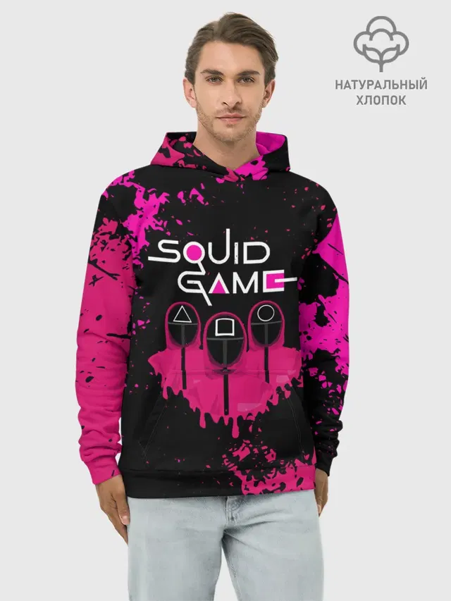 Squid Game брызги красок стража.