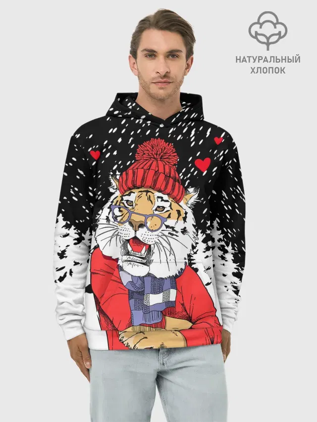 Тигр в красном