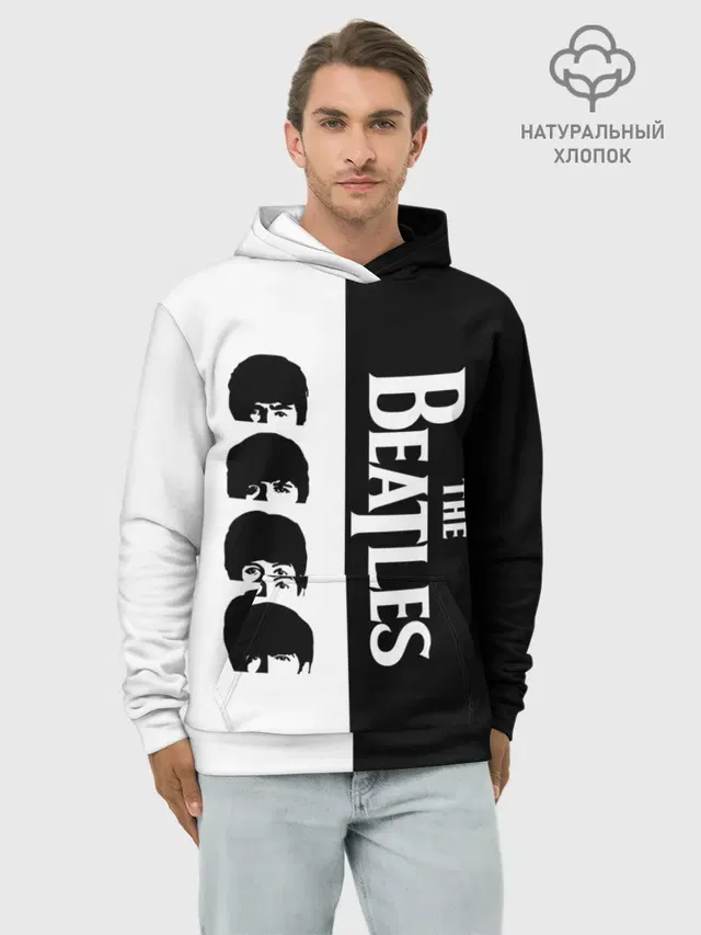 The Beatles черно - белый партер