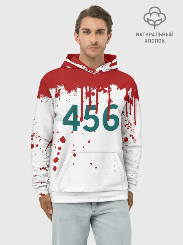 ИГРА В КАЛЬМАРА ПЕРСОНАЖ 456 КРОВЬ