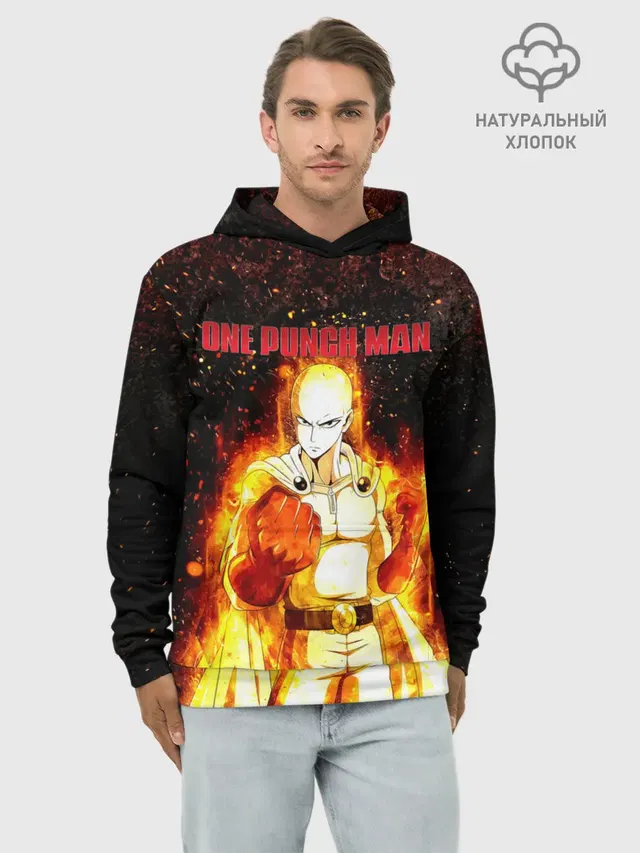 Сайтама в огне | One Punch-Man