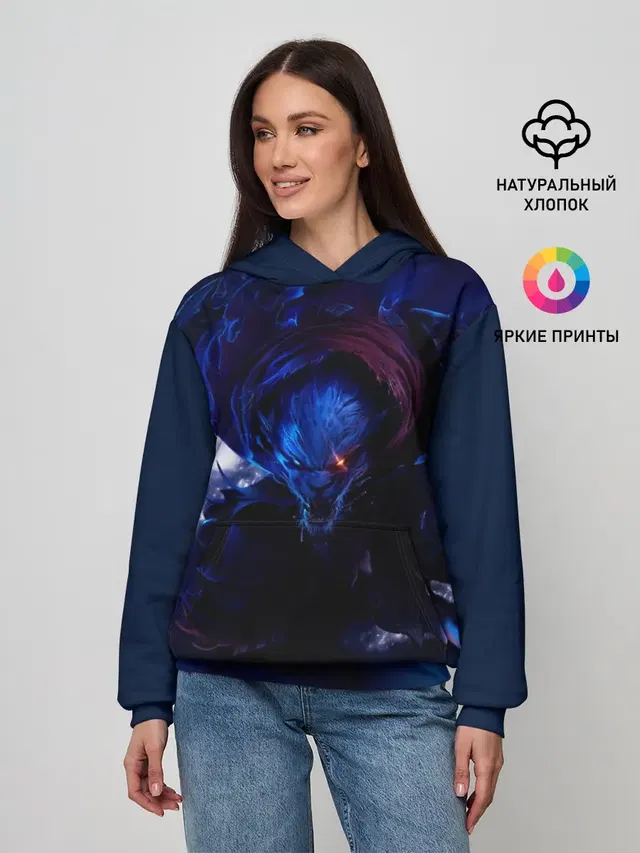 Женское худи с принтом «Rengar»