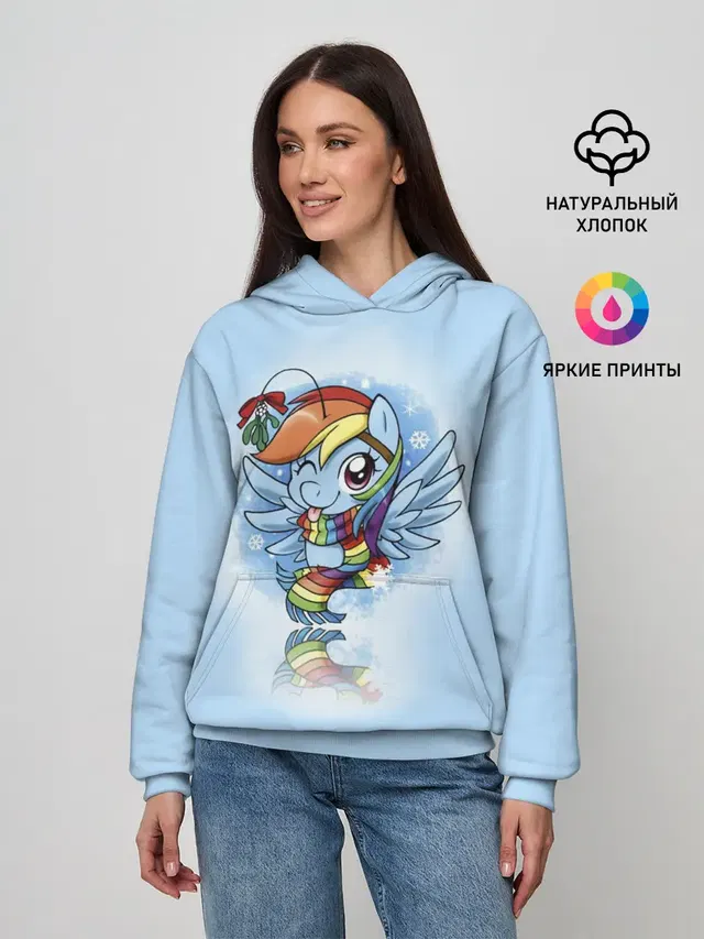 Женское худи с принтом «My Little Pony»