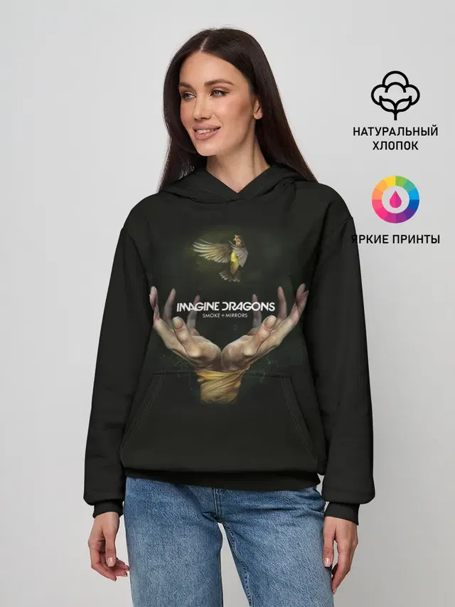 Женское худи с принтом «Imagine Dragons»