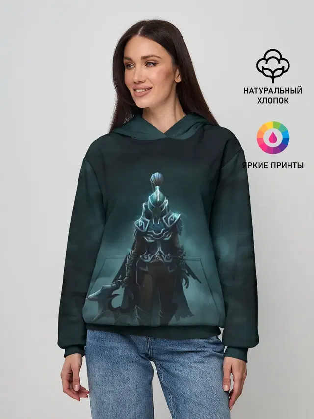 Женское худи с принтом «Dota 2 Phantom Assasin»