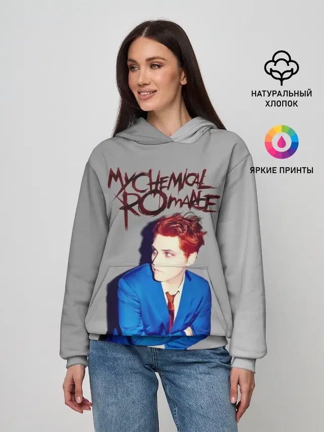 Женское худи с принтом «My Chemical Romance»